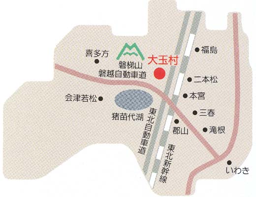 大玉村周辺マップ